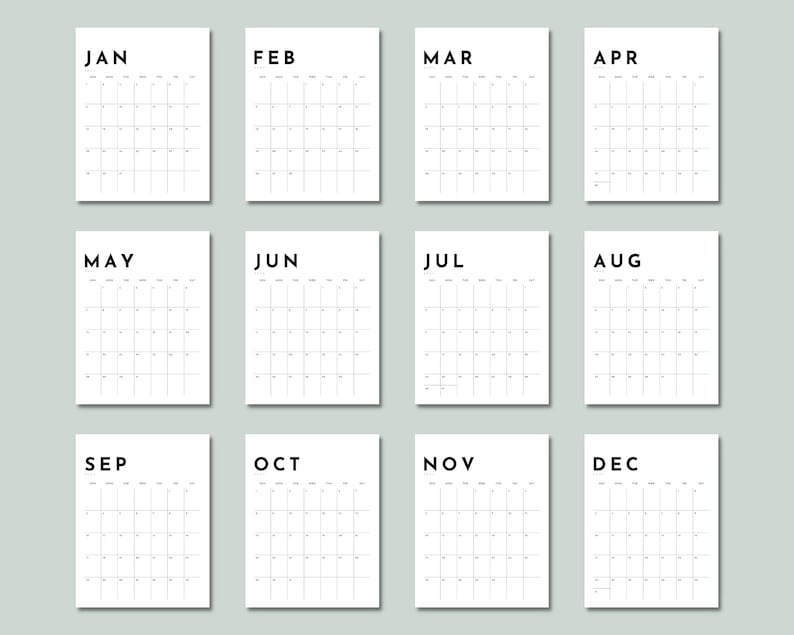 2027 Calendar Printable image 4