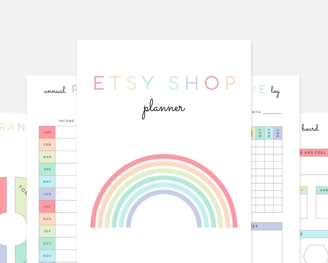 Etsy Shop Planner Printable Etsy