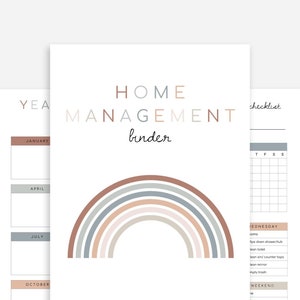 Household Binder Printable | Home Management Planner
