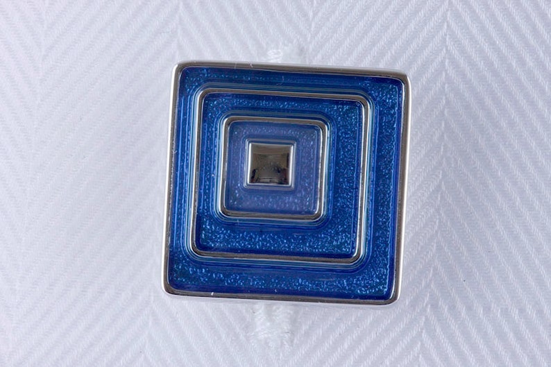 Blue Square Cufflinks