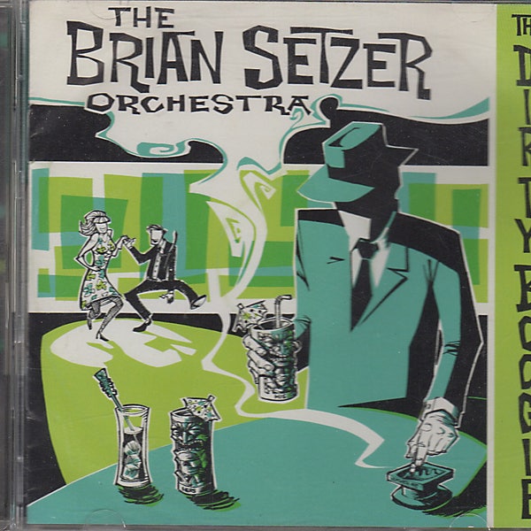 The DIRTY BOOGIE - Brian Setzer Orchestra / Swing Revival Band - Dance Music - Jump Blues / Full Length Compact Disc / 1998