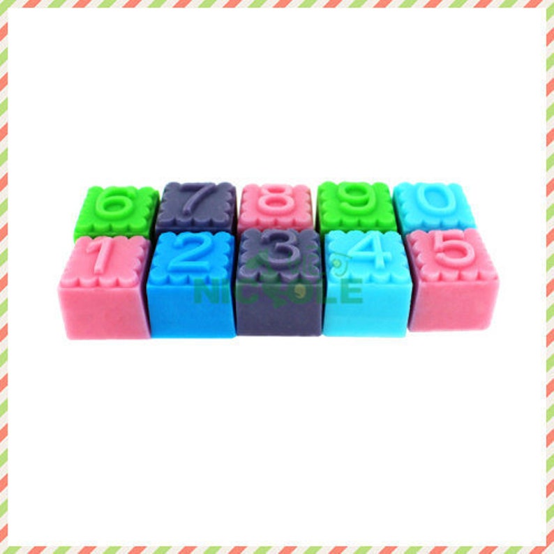 10Letters Soap Mold Flexible Silicone Mould For Handmade Soap Etsy