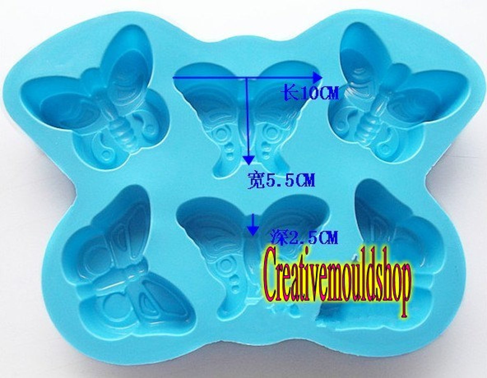 6Butterfly soap mold mould Flexible Silicone Mold polymer Etsy