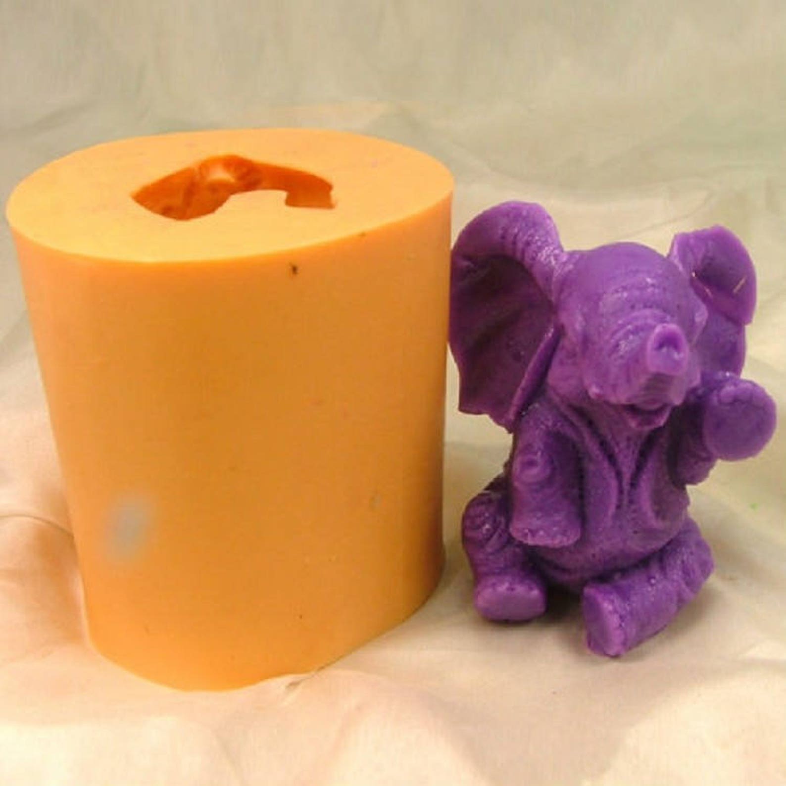 3D Elephant Soap Mold Flexible Silicone Mould For Handmade Etsy
