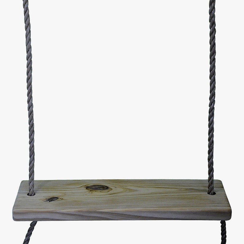 Deluxe 24 Inch Wood Tree Swing For Kids Adults Garden Patio Outdoor
