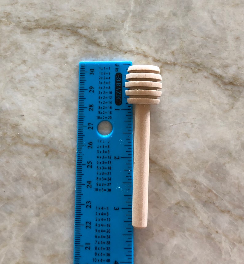 Wooden Mini Honey Dippers set of 2 Etsy