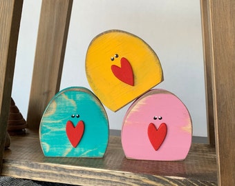 Mini Peep / Chick heads set of 3