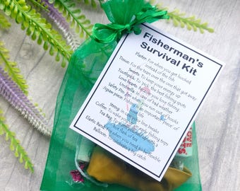 Fisherman's Survival Kit Novelty Gift - Fishing Gift, Gift for Fisherman, Fisherman Present, Secret Santa Gift for Fisherman