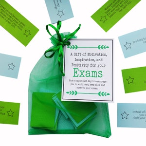 Good Luck Exam Gift / Revision Gift Quote of Motivation, Inspiration, and Positivity for your Exams. Can change title to specific exams. image 1