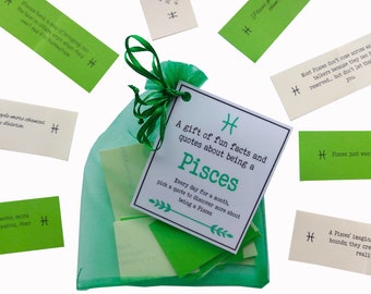 PISCES Gift of fun facts and quotes about being a Pisces - Astrology - Star Sign -  February / March Pisces Birthday. Pisces Traits.