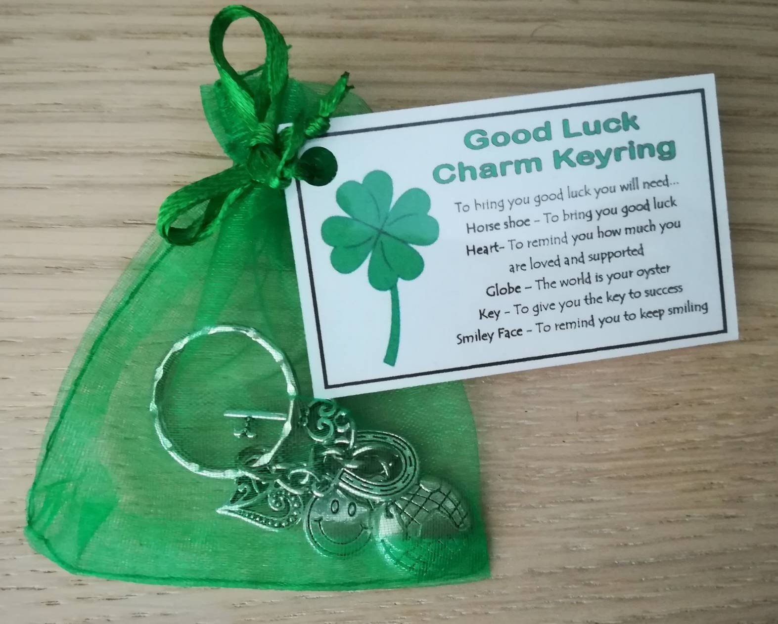 Good Luck Charm Keyring Handmade Good Luck Gift Lucky Etsy UK