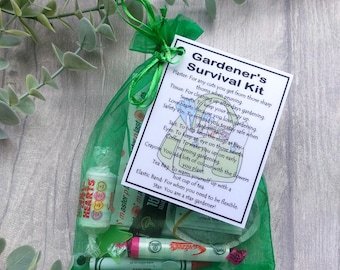Gardener's Survival Kit Gift - Novelty Gift, Gardening Secret Santa