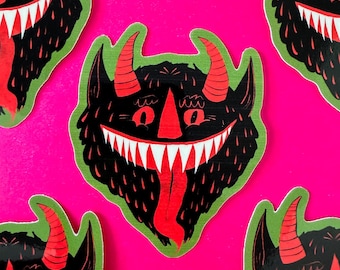 Krampus 2.5" Vinyl Sticker - Waterproof - Krampuslauf Holiday