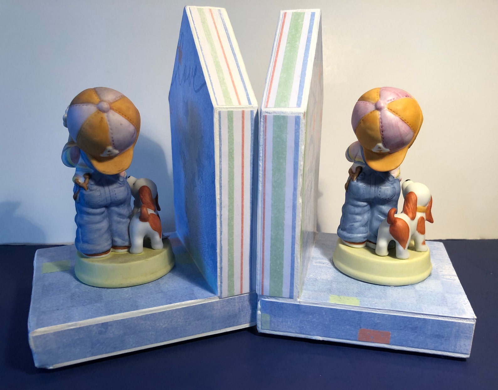 Bookends Handcrafted Baby Bookends Baby Shower Gift New Etsy