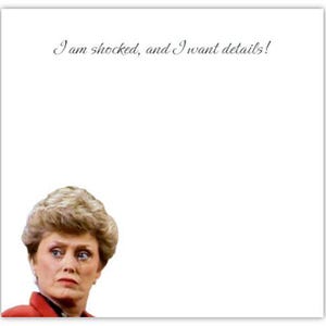 Golden Girls Post-It Notepad, Post-It Notes, Classic TV, Funny Post-It Notepad, Blanche Devereaux, Golden Girls, bild 2