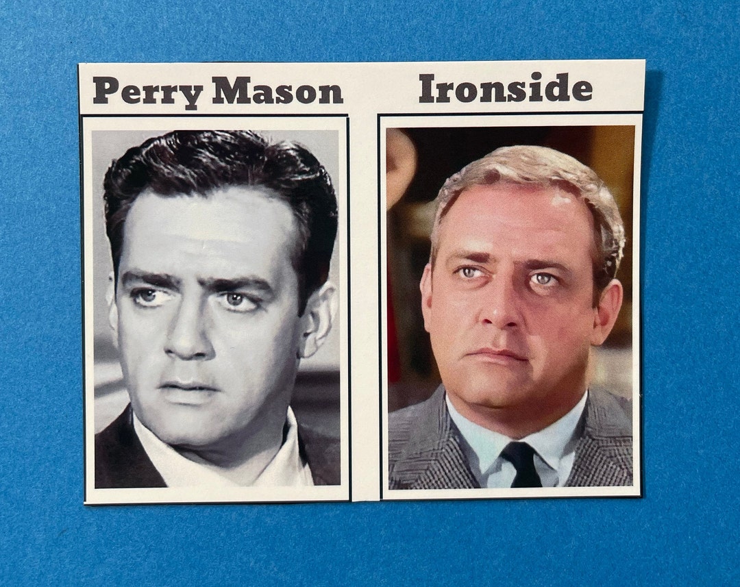 Raymond Burr Set Ironside Set Perry Mason Etsy