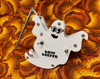 Grim Beeper - Ghost shaped EMF Detector for paranormal investigations and ghost hunting