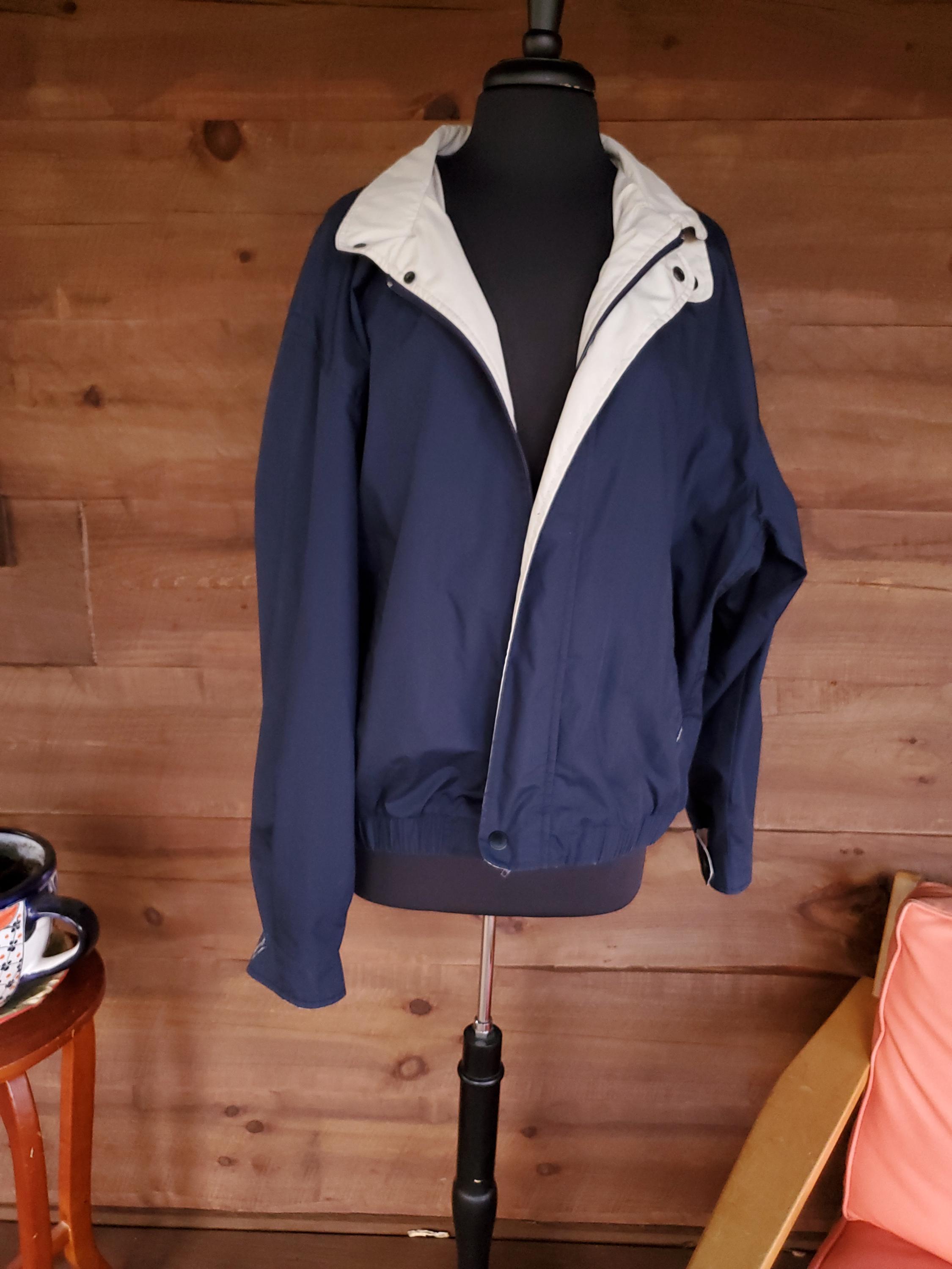 Members Only - Size 11 - Navy Blue & White Members Only Regular Size XL Coats, Jackets & Vests for Men  main image 4
