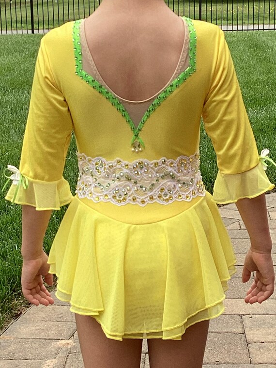 long green dress women Lemon Green Solid Fit and Flare Maxi Dress with Silver Sequinned Belt
