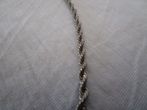 Vintage Thick 29 inch Thick Rope Twist Chain Neck… - image 4