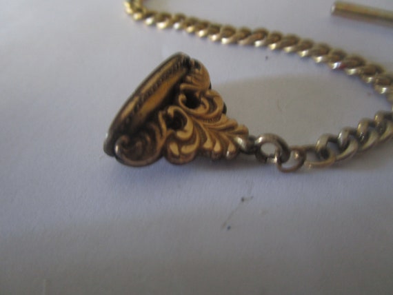 Antique Victorian Gold Filled Pocket Watch Chain … - image 5