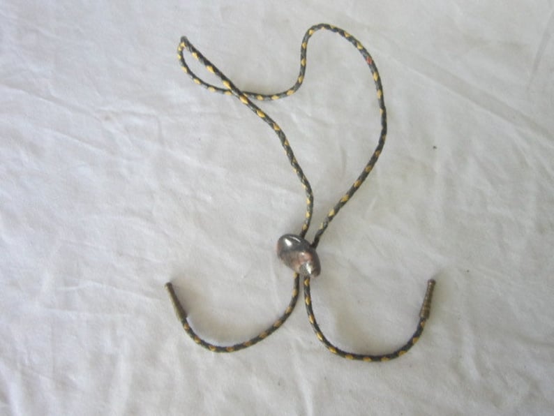 Vintage Western Polished Stone Bolo Tie