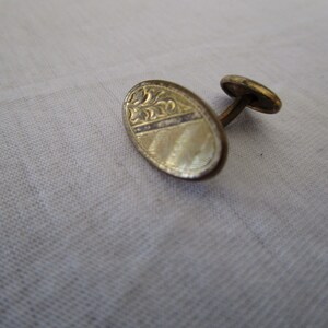 Antique Victorian Single 1 Gold Filled Cuff Link