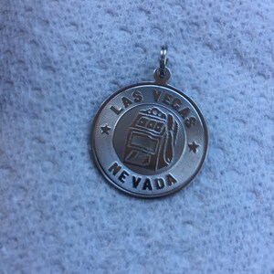 Vintage Sterling Silver Charm Slot Machine Las Vegas Travel Charm