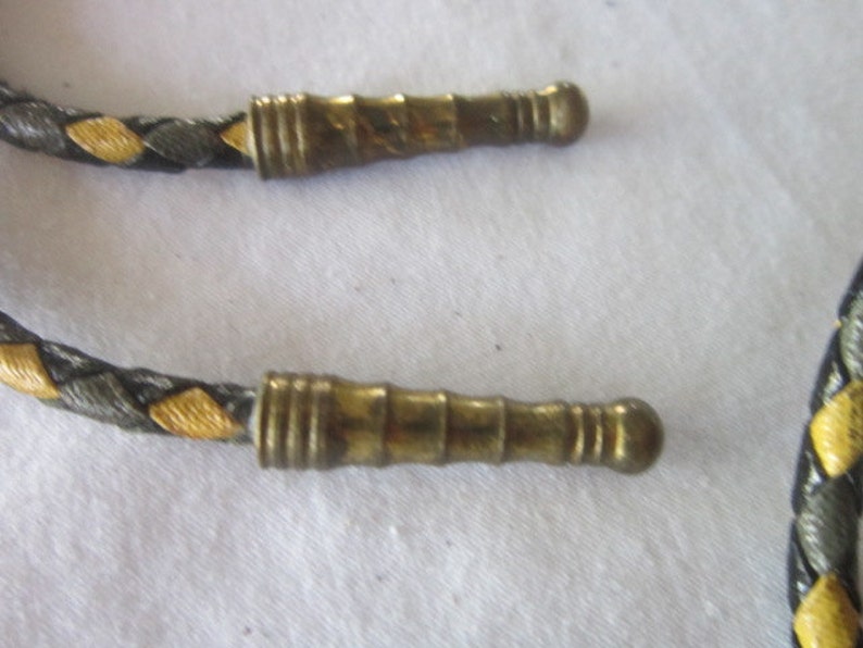 Vintage Western Polished Stone Bolo Tie