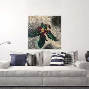 Original Holly Winter Fine Art Wall Decor