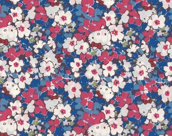 Liberty Japan x Hello Kitty | Tana Lawn | Kakurenbo | Blue