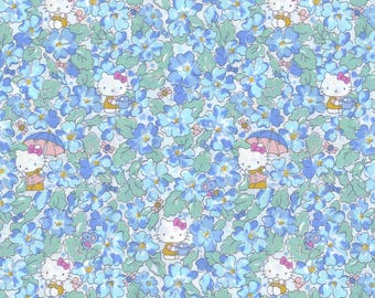 Liberty Japan x Hello Kitty | Tana Lawn | Primrose | Blue
