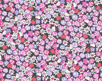 Liberty Japan x Hello Kitty | Tana-gazon | Appels plukken | Paars