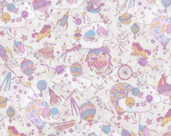 Liberty Japan x Little Twin Stars | Tana Lawn | Sky High Stars | Cream 2025