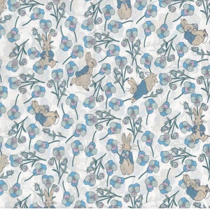 Liberty X Peter Rabbit | Tana Lawn | Ros Rabbit | Blue