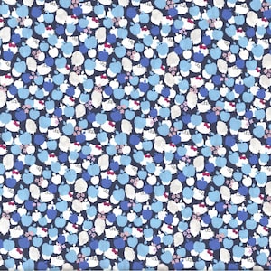 Liberty Japan x Hello Kitty | Tana Lawn | Apple Tree | Indigo Blue 2024