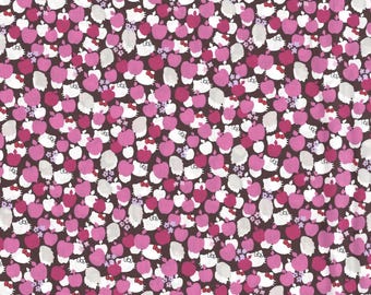 Liberty Japan x Hello Kitty | Tana Lawn | Apple Tree | Pink & Grey 2024