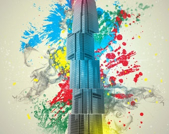 Landmark Series - IFC Tower Hong Kong (Abstract)