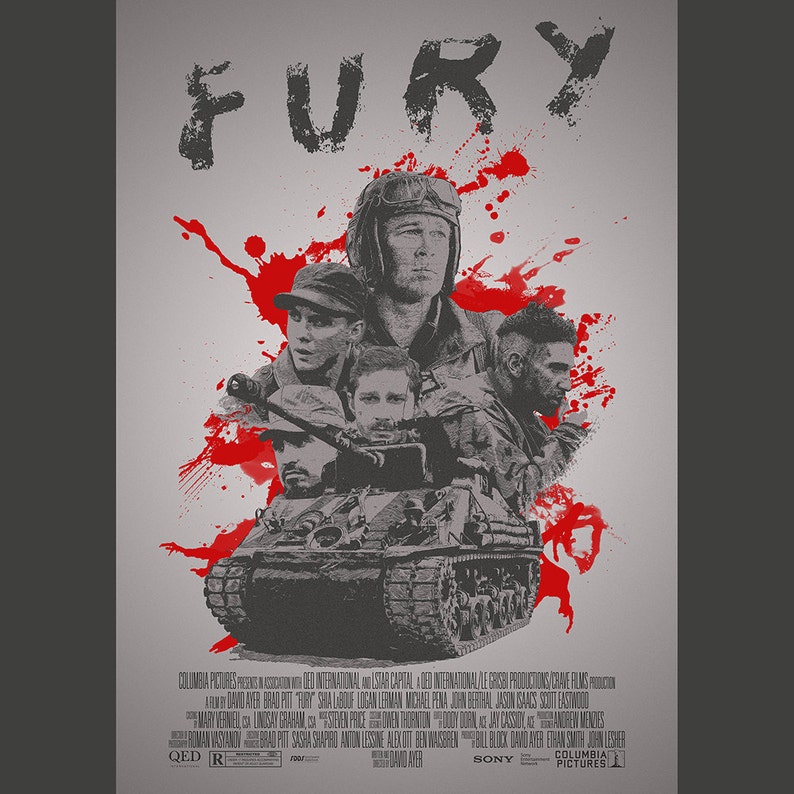 Fury Movie Poster image 1
