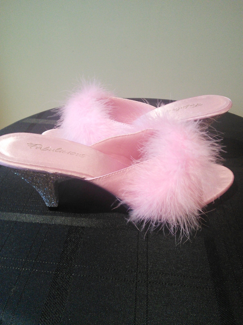 Pink Wedding Slippers Strass Shoes Feather Slippers Crystal | Etsy