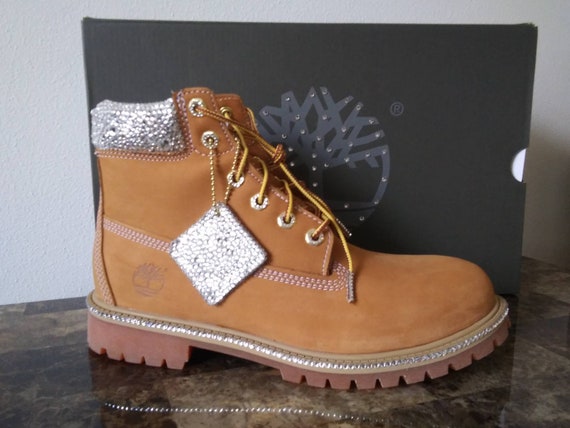 rhinestone timberland boots