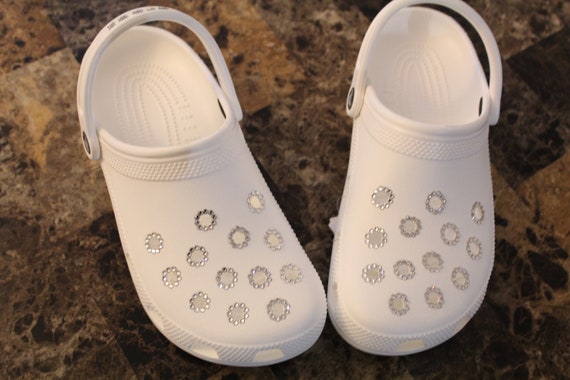 White Wedding Crocs | Etsy