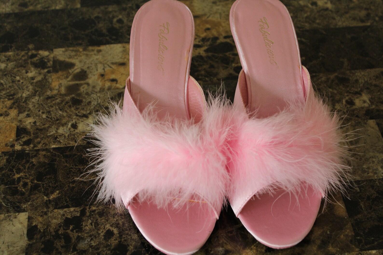 Pink Wedding Slippers Strass Shoes Feather Slippers Crystal | Etsy