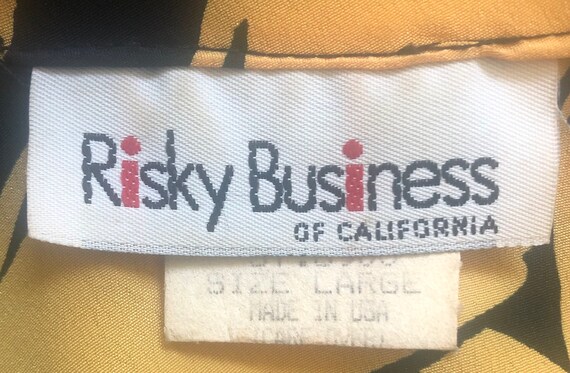 Cool Vintage Late 80s / Early 90s Risky Business … - image 4
