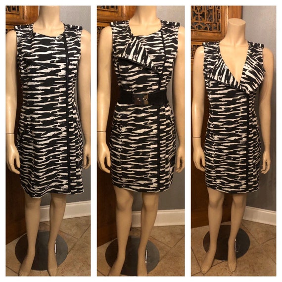 calvin klein black white striped dress Ashley Lauren 11482 Formal Dresses Black – Glass Slipper Formals main image 0