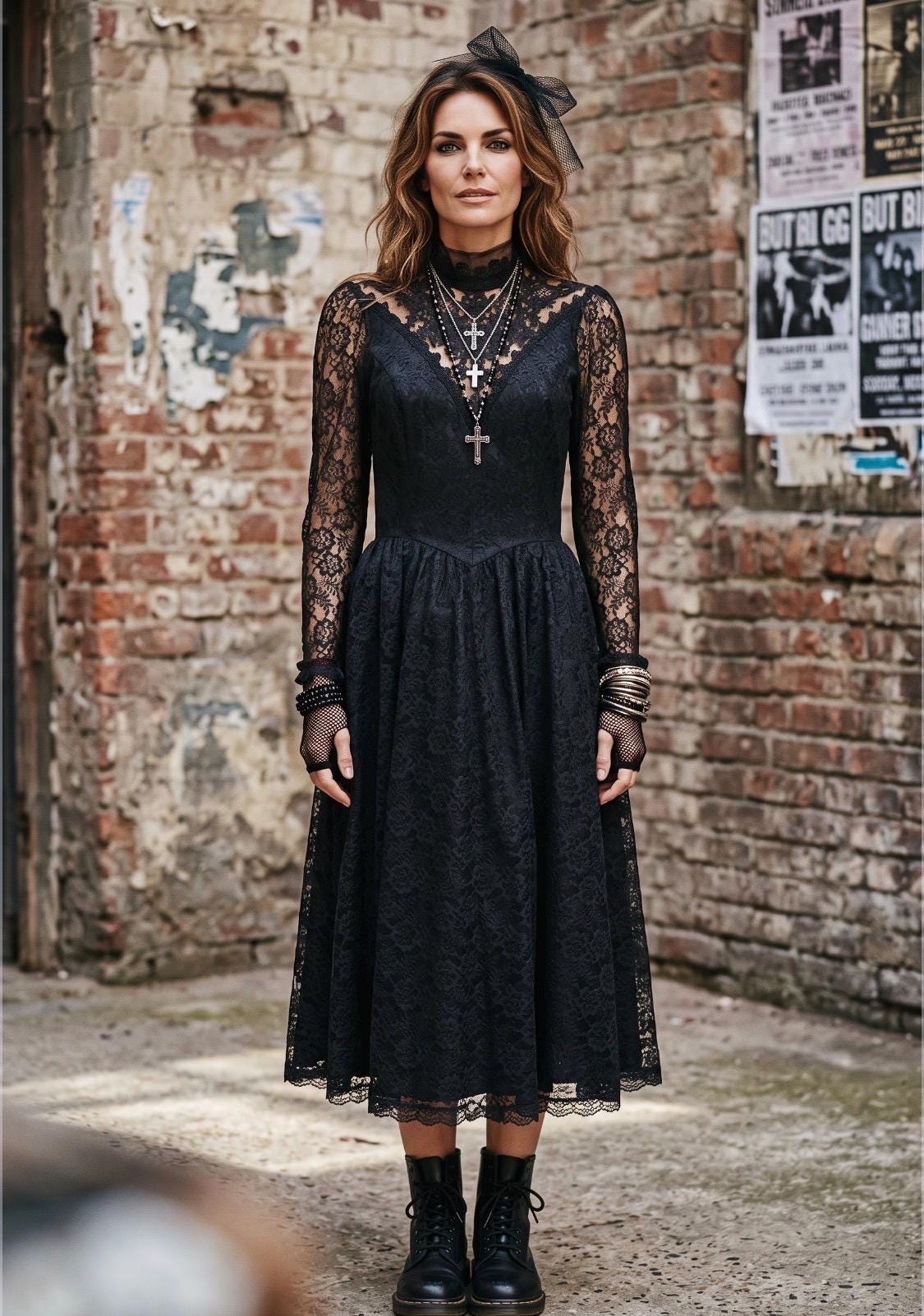 Gunne Sax Black - Etsy Canada