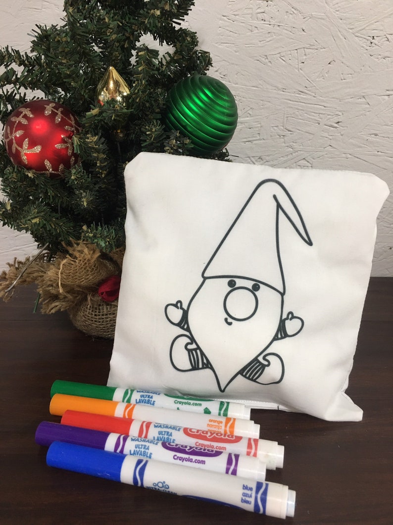Mini Coloring Pillow Elf Accessories Christmas Elf Props | Etsy