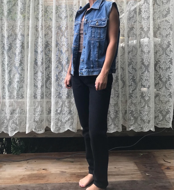 PS Gitano Denim Button Up Vest - image 2