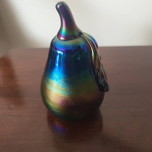 Vintage Gibson Glass Paperweight
