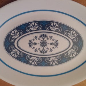Oneida Deluxe Blue Platter